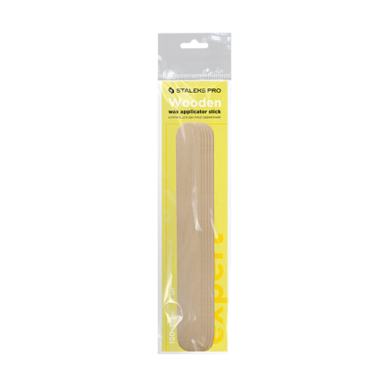 Шпатель дерев'яний (лопатка) Staleks Pro Expert 150 x 17 мм 5 шт