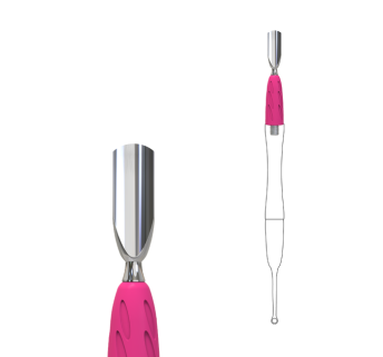 Пушер для манікюру Staleks Pro UNIQ 16 Combo скруглений вузький змінна частина лопатки