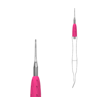 Рашпіль манікюрний Staleks Pro UNIQ 35 Combo тонкий із загнутим кінцем змінна частина лопатки