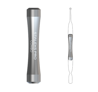 Ручка лопатки Staleks Pro Combo UNIQ 10 для змінних робочих частин