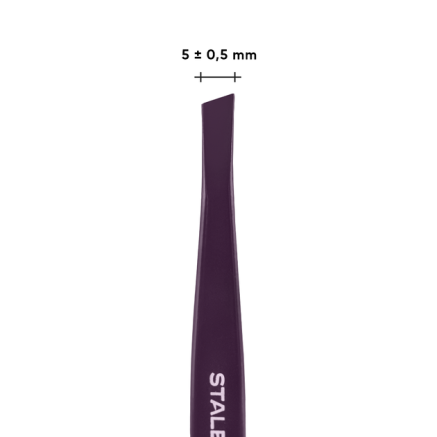 Пінцет для брів STALEKS PRO EXPERT 11 TYPE 3 Violet