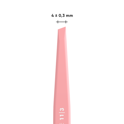 Пінцет для брів STALEKS BEAUTY & CARE 11 TYPE 3 (широкий скошений)