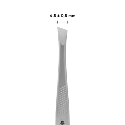 Пінцет для брів STALEKS CLASSIC 10 TYPE 3 (широкий скошений)