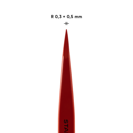 Пінцет для брів STALEKS PRO EXPERT 11 TYPE 5 Red