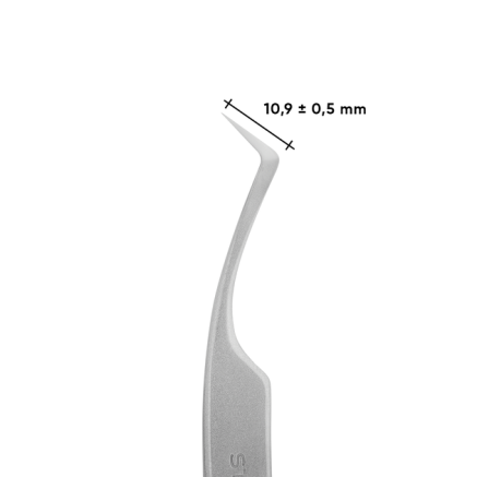 Пінцет професійний для вій L-подібний STALEKS PRO EXPERT 41 TYPE 2 L-40