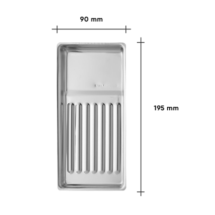Лоток для інструментів STALEKS PRO EXPERT 10 TYPE 1 (195х90х19 мм)