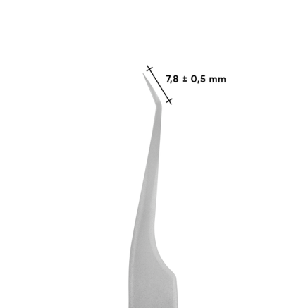 Пінцет для вій професійний mini L STALEKS PRO EXPERT 41 TYPE 8