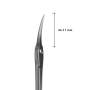Ножиці для кутикули професійні STALEKS PRO Asymmetric UNIQ 30 TYPE 4