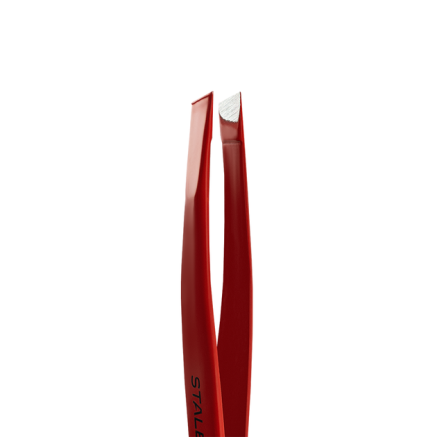 Пінцет для брів STALEKS PRO EXPERT 11 TYPE 3 Red