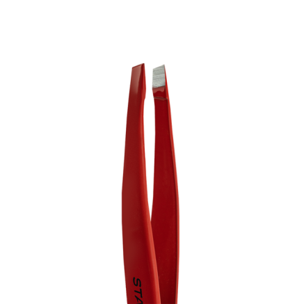 Пінцет для брів STALEKS PRO EXPERT 11 TYPE 4 Red