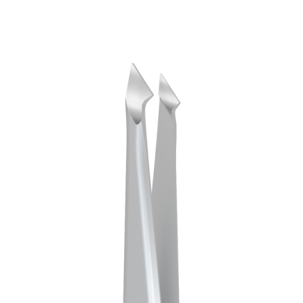 Пінцет для брів STALEKS EXPERT 10 TYPE 7 (скошений гострий)