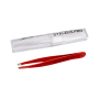 Пінцет для брів STALEKS PRO EXPERT 11 TYPE 4 Red