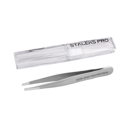 Пінцет для брів STALEKS PRO EXPERT 10 TYPE 4