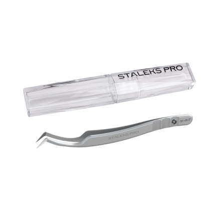 Пінцет професійний для вій STALEKS PRO EXPERT 45 TYPE 2 L-40