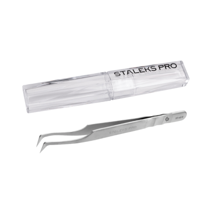 Пінцет професійний для вій черевичок STALEKS PRO EXPERT 41 TYPE 6 L-75