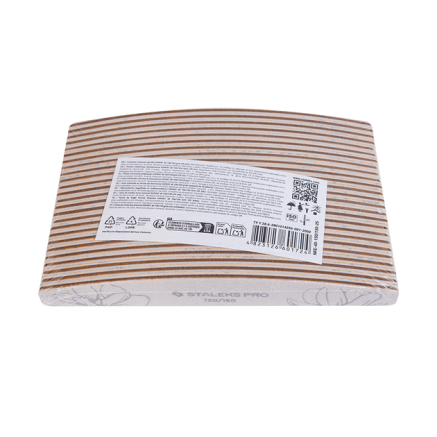 Пилка для нігтів мінеральна STALEKS PRO EXPERT 40 150/150 грит (півмісяць) 25 шт