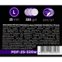 Змінні файли білі для педикюрного диска 320 грит STALEKS PRO EXPERT PODODISC L 50 шт