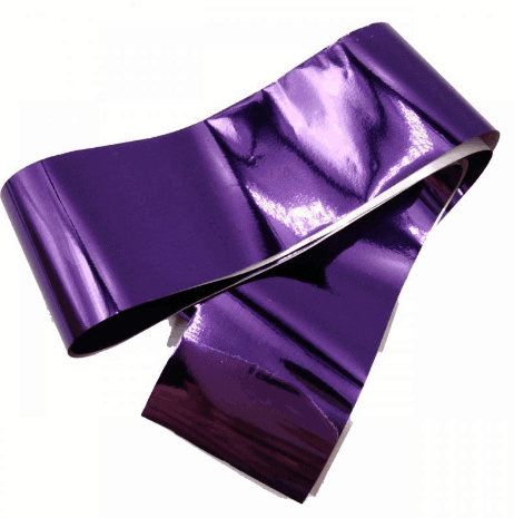 Фольга для литья фиолетовая 100 см (Переводная фольга для ногтей)