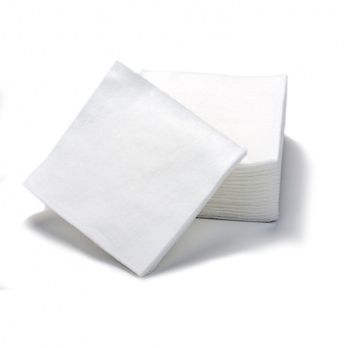 Безворсовые салфетки Soft 100 шт в упаковке 6 см на 6 см (безворсовые салфетки 6х6 см)