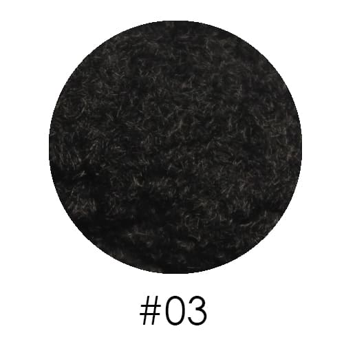 Кашемир 2,5 грамма №03 (Бархатный кашемировый песок черный)