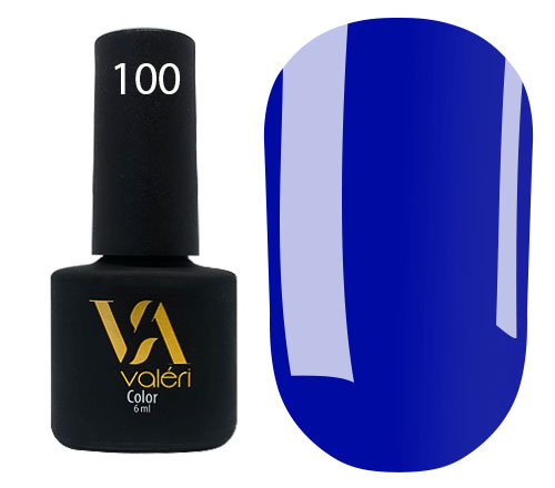 Гель-лак Valeri Colour 6 мл №100 (Цвет: ярко-синий, эмаль)