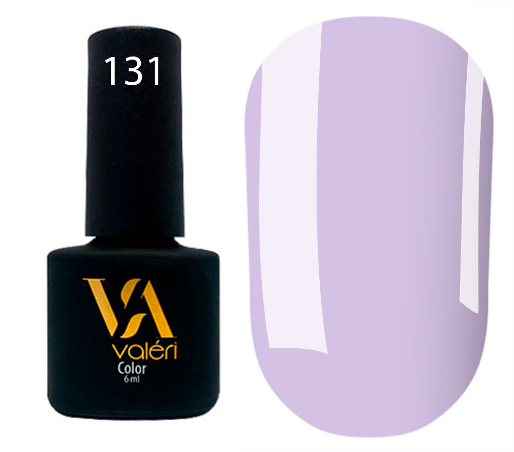 Гель-лак Valeri Colour 6 мл №131 (Колір: пастельний бузковий, емаль)