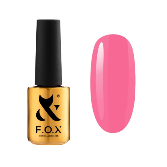 Гель-лак F.O.X Pink Panter 7 мл № 005 (Цвет: насыщенный кукольный розовый)