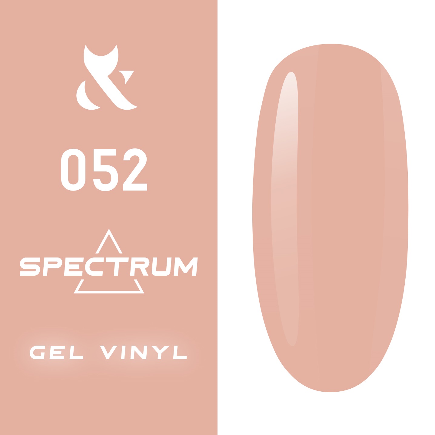 Гель-лак F.O.X Spectrum Gel Vinyl 7 мл № 052 (Колір: оранжево-персиковий)
