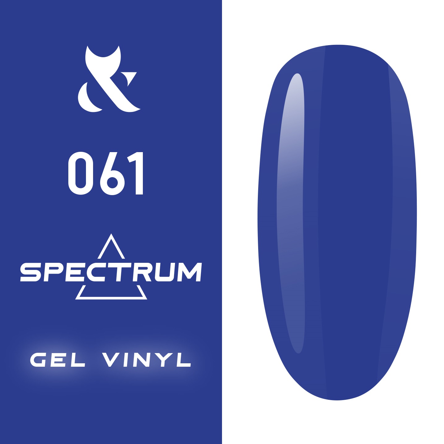 Гель-лак F.O.X Spectrum Gel Vinyl 7 мл № 061 (Колір: насичений синій)