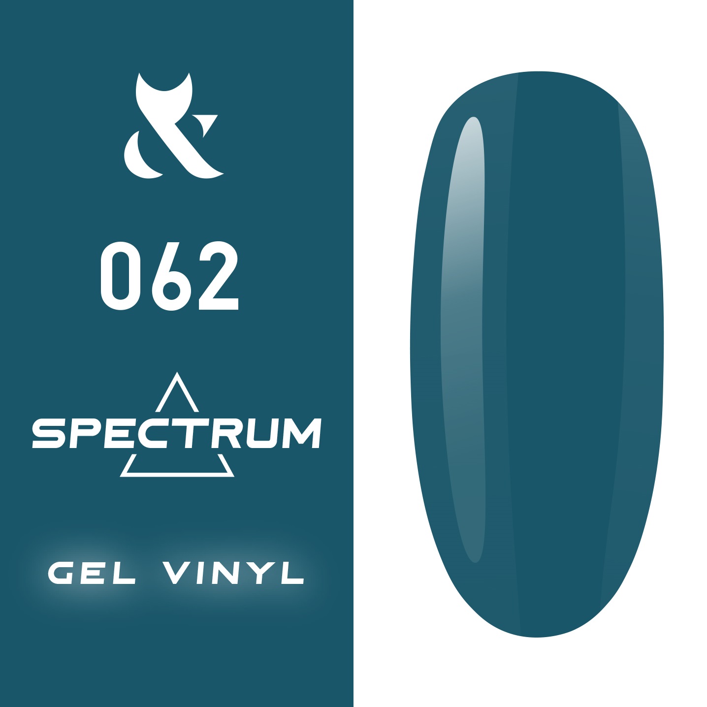 Гель-лак F.O.X Spectrum Gel Vinyl 7 мл № 062 (Колір: смарагдовий)