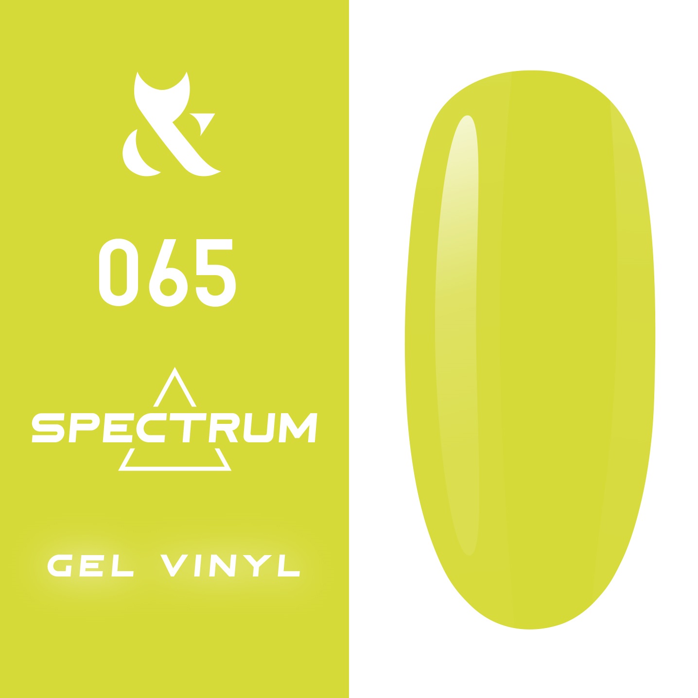 Гель-лак F.O.X Spectrum Gel Vinyl 7 мл № 065 (Колір: жовто-зелений)