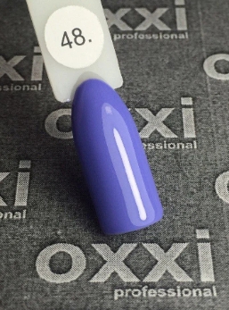 Гель-лак OXXI № 048 10 мл (Колір: блакитно-фіолетовий емаль)