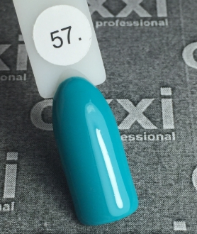 Гель-лак OXXI № 057 10 мл (Колір: бірюзовий, емаль)