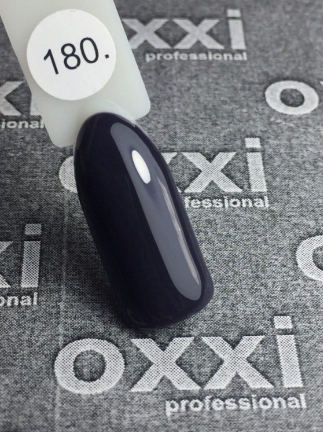 Гель-лак OXXI № 180 10 мл (Колір: приглушений фіолетово-сірий, емаль)
