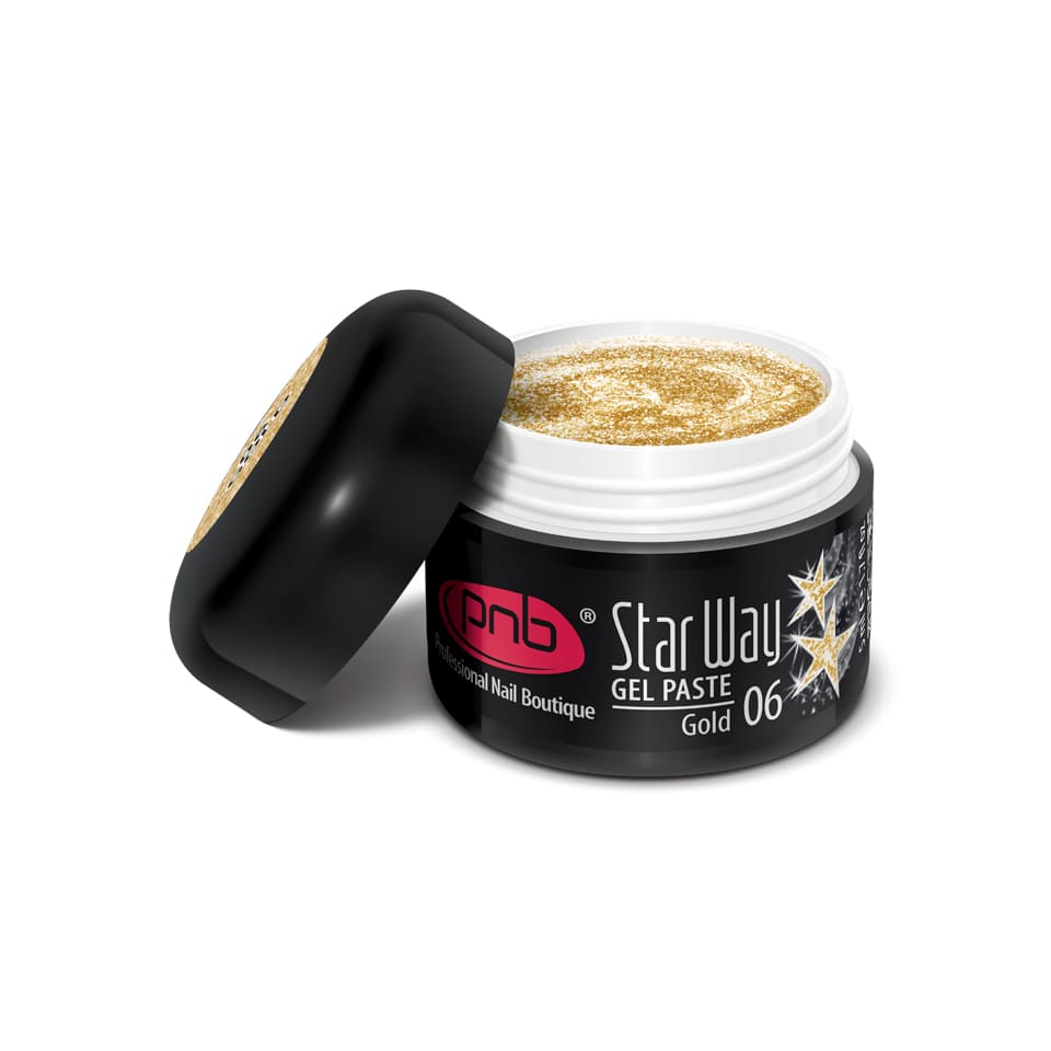 UV/LED Gel Paste PNB "Star Way", 06 Gold, 5 ml